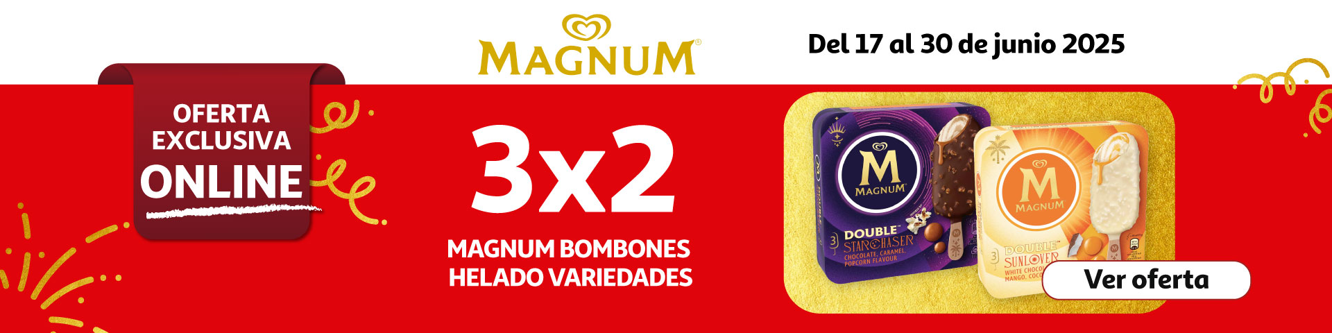 3x2 - Productos seleccionados MAGNUM