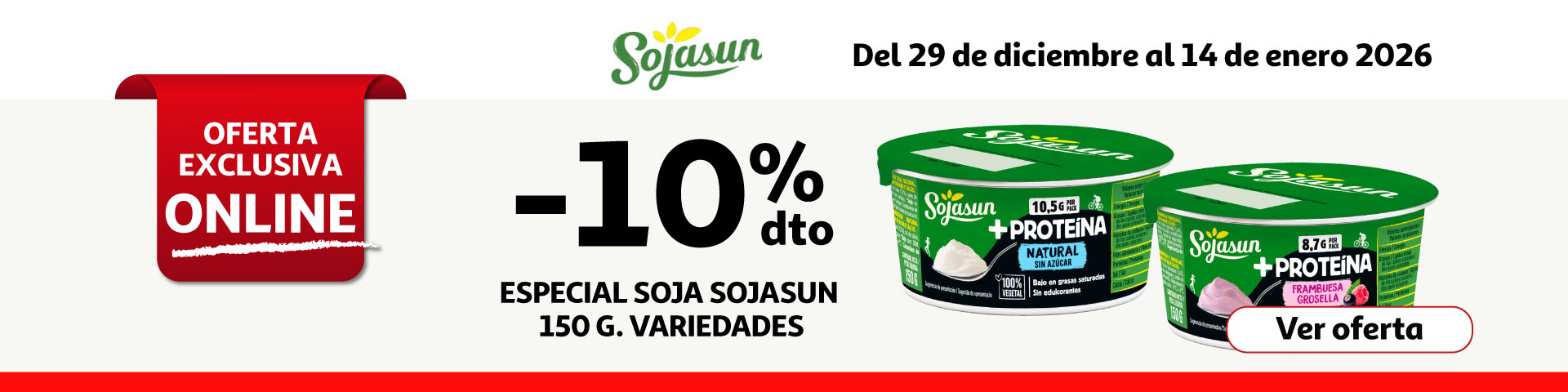 10% Dto. - SOJASUN + Proteínas