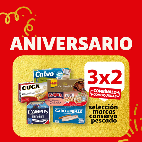 Oferta en conservas de pescado