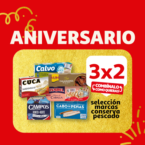 Oferta en conservas de pescado