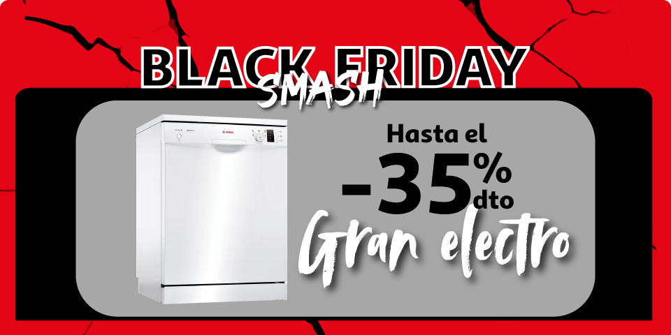 Aplastamos los precios en grandes electrodomésticos con el Black Friday