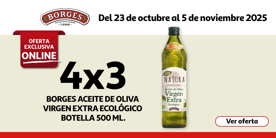 Oferta 4x3 - BORGES Aceite de oliva virgen