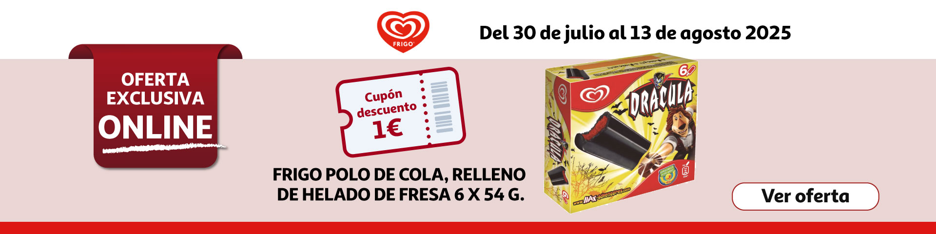 Cupón 1€ - FRIGO Polo de cola 