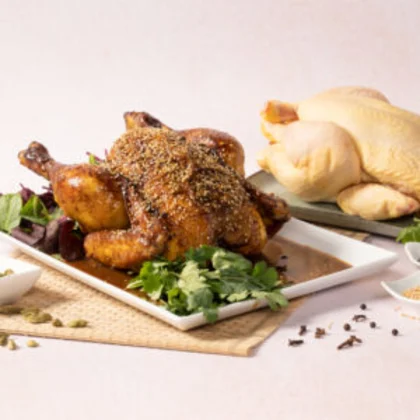 Pollo asado estilo oriental