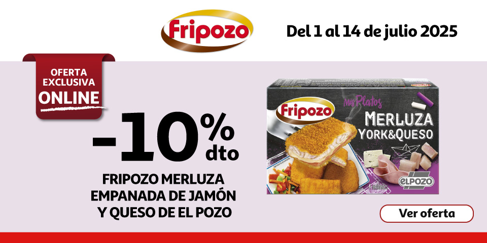 10% Dto. - FRIPOZO Merluza empanada 