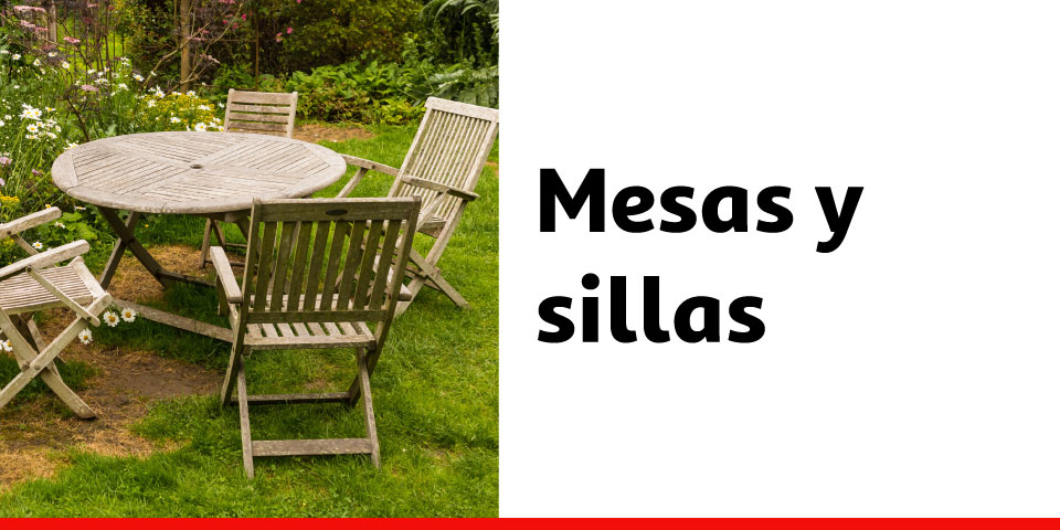 Mesas y sillas