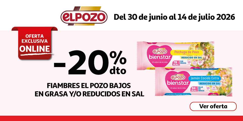 20% Dto. - Fiambres El Pozo 