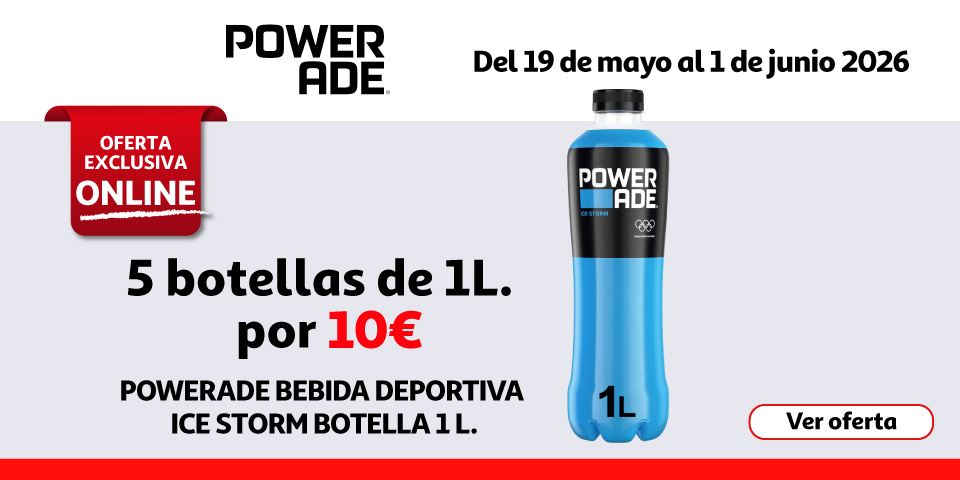 5 botellas por 10€ - POWERADE