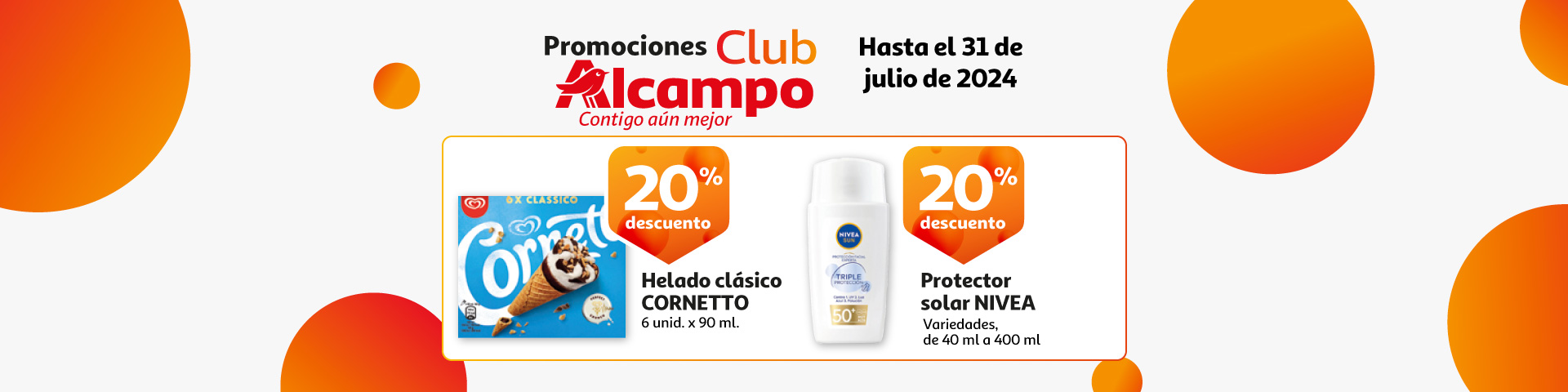 Promociones Club Alcampo del 19 al 31 de julio