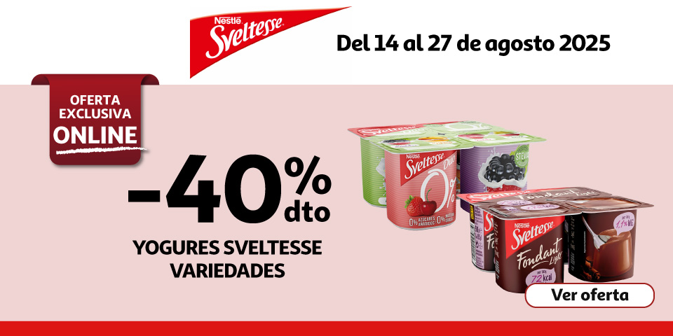 -40% Dto. - Yogures SVELTESSE