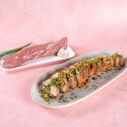 Receta de solomillo APC con frutos secos