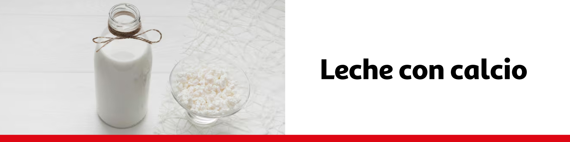 Leche con calcio