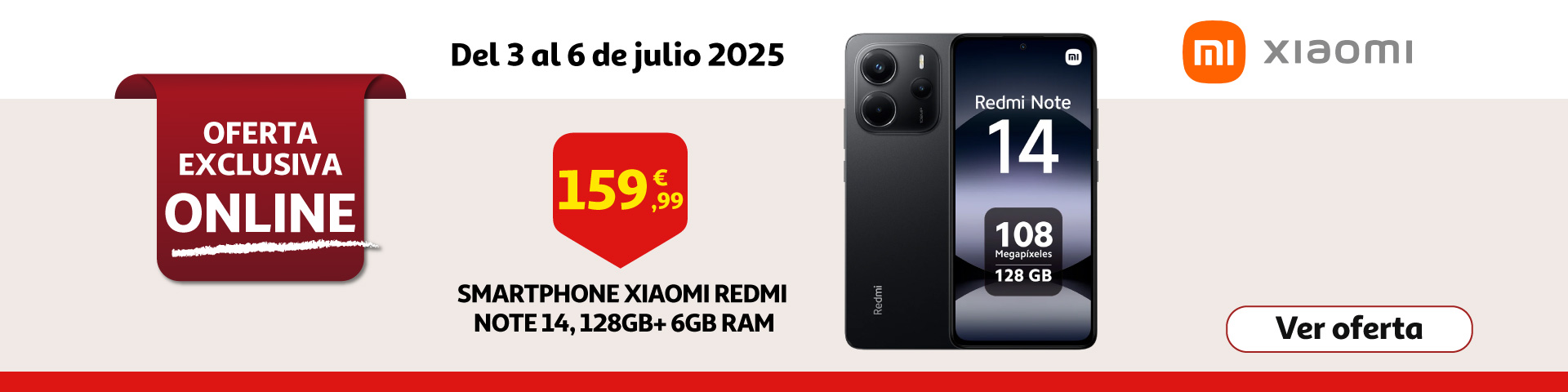 Smartphone XIAOMI Redmi Note 14