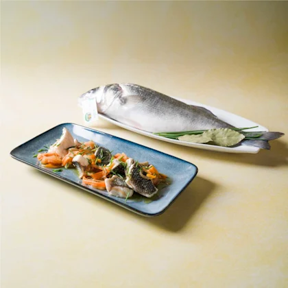 Receta lubina escabechada con mostaza