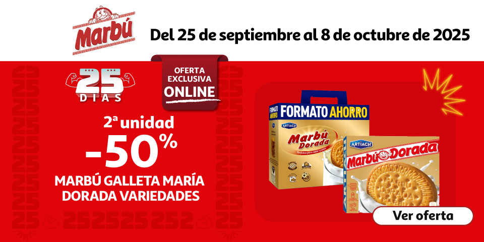 2ª al 50% - MARBÚ Galleta María