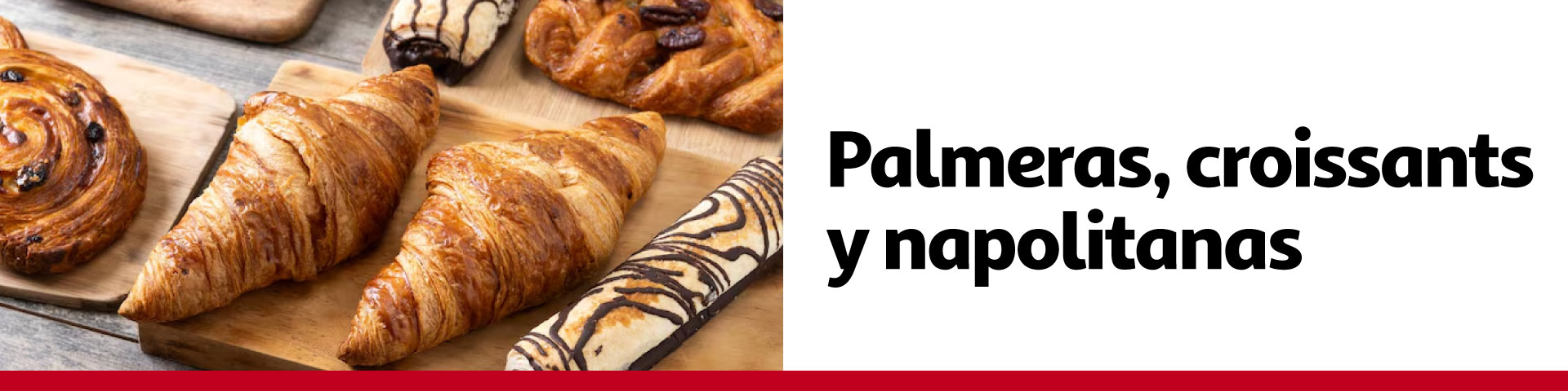 Palmeras, croissants y napolitanas