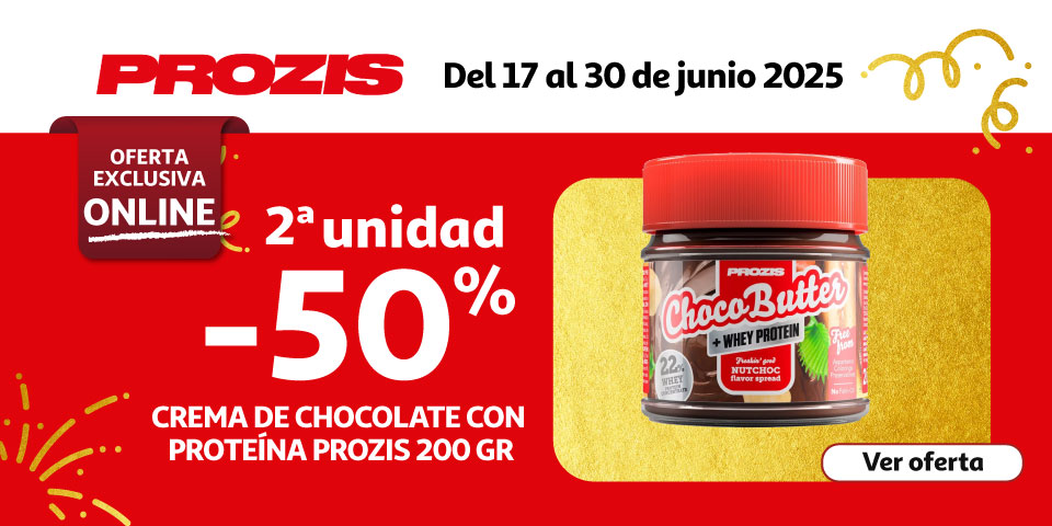 2ª al 50% - Crema de chocolate con proteína Nutchoc PROZIS 200 gr