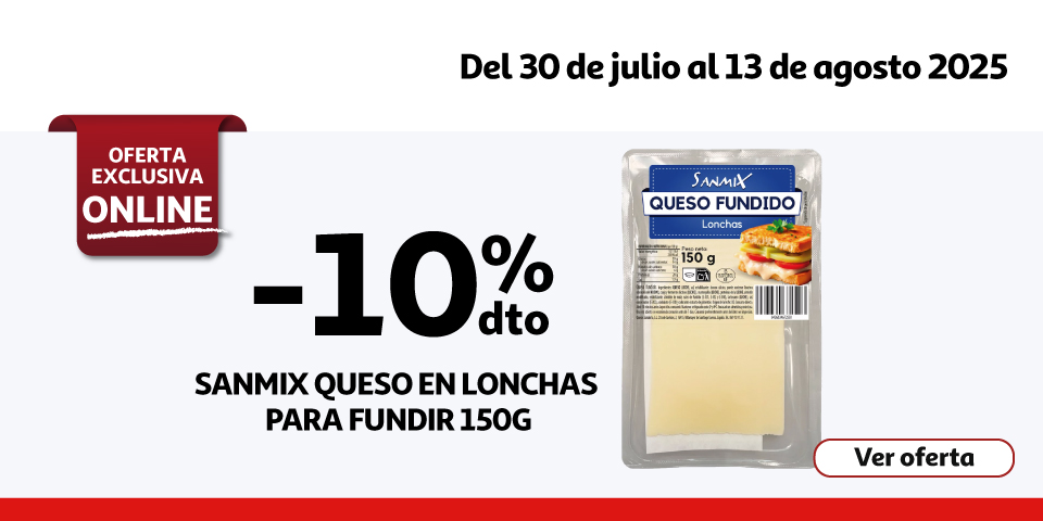 10% Dto. - SANMIX Queso en lonchas 