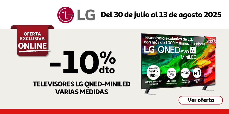 10% - Televisores LG