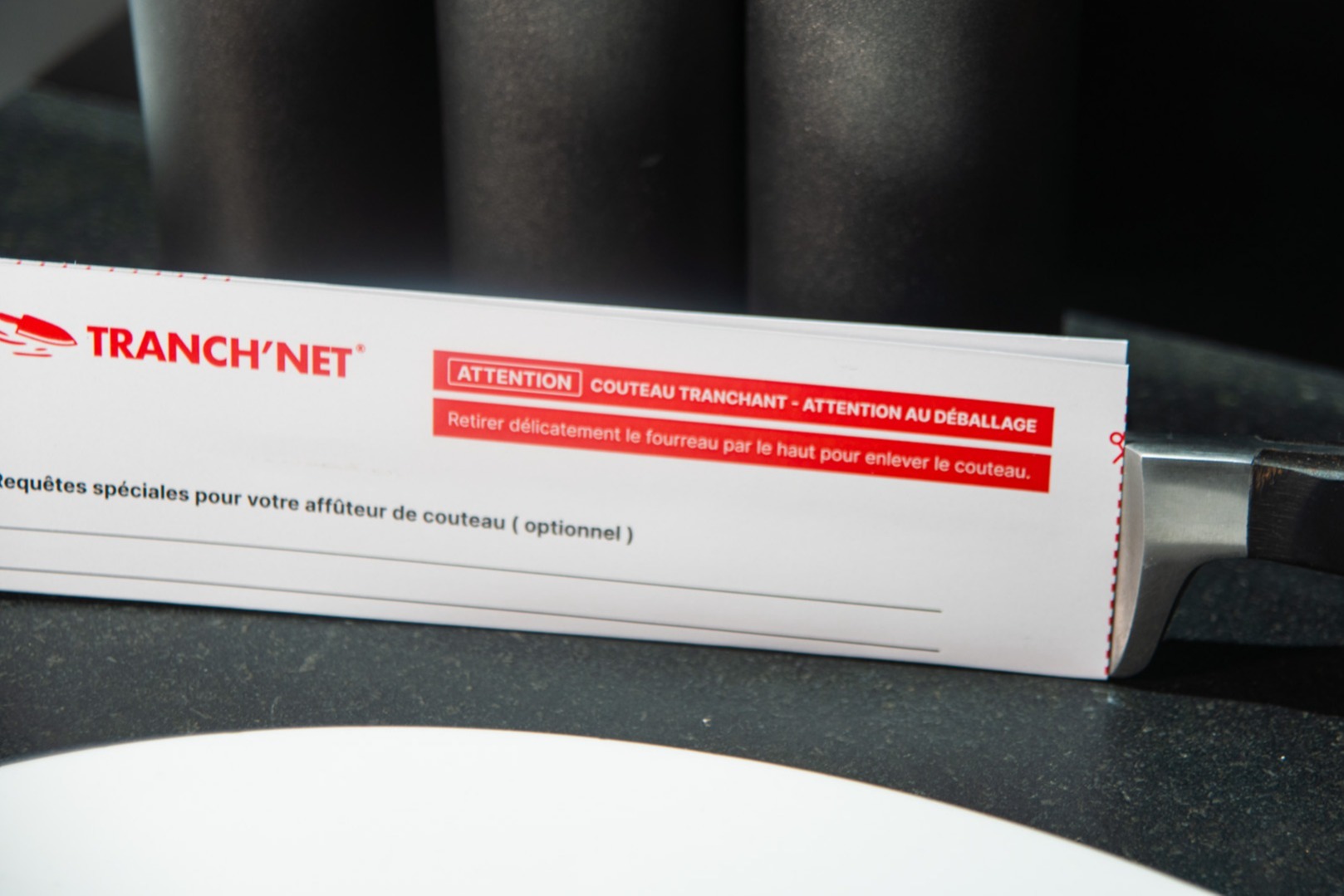 Tranch'Net Couteau Fourreau