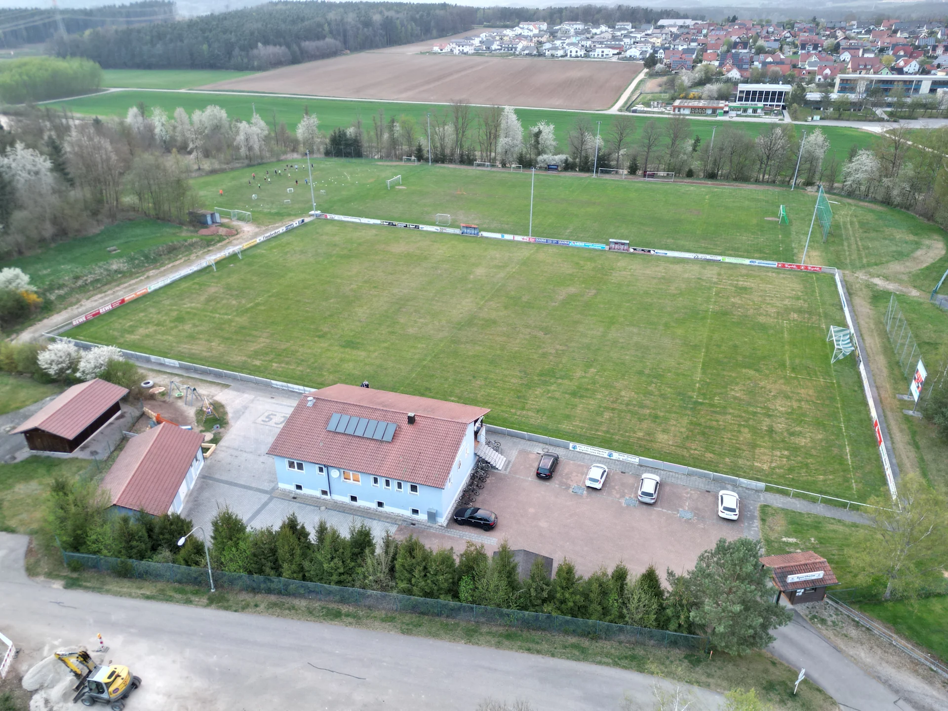 Sportgelände von oben