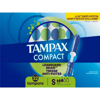 Tampax Pocket, S, emballage de tampons