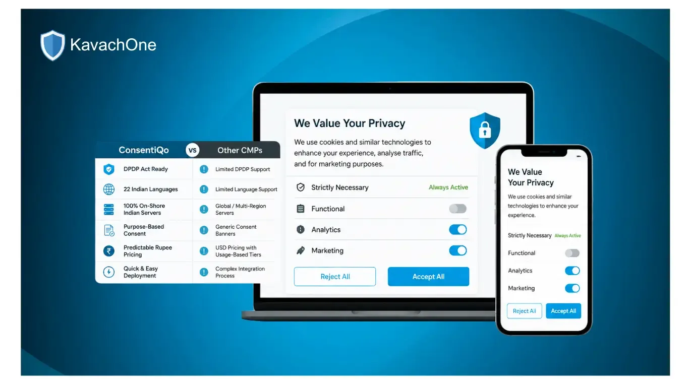 ConsentiQo vs. Leading Consent Management Platforms (CMPs): Which Solution is Best for DPDP Compliance?