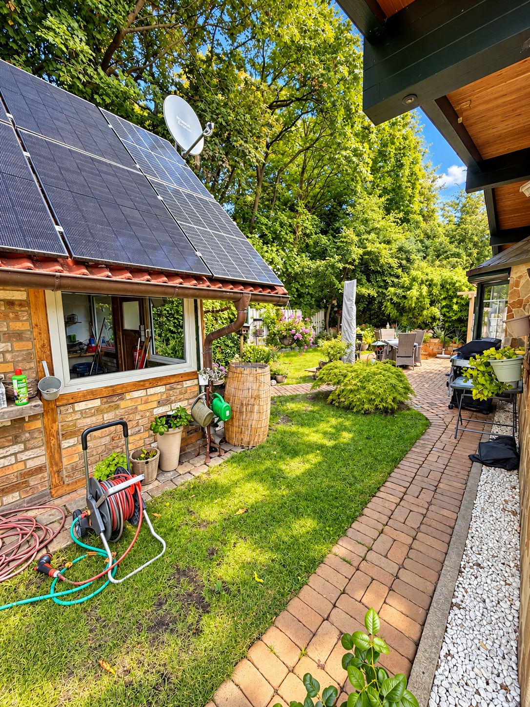 Gartenhaus mit PV