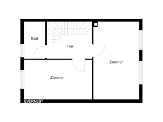 Grundriss des Obergeschosses