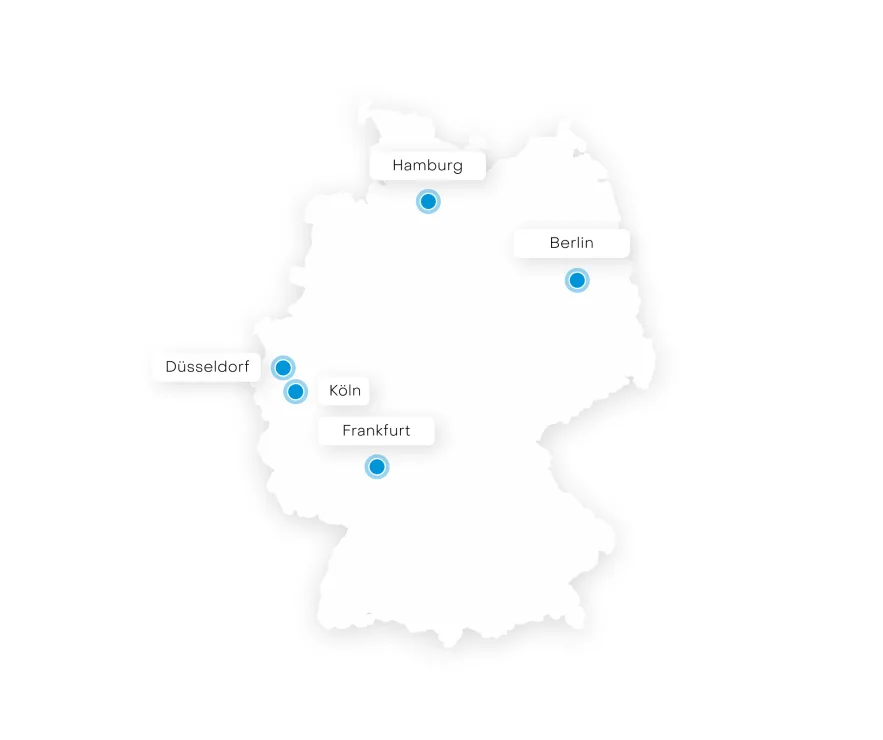 Evernest Makler Standorte Immobilienmakler Deutschland