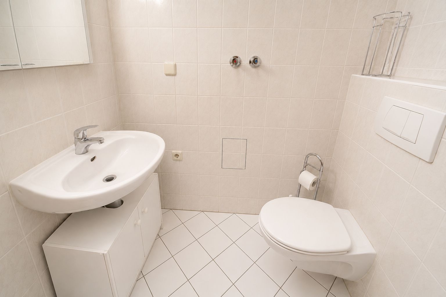 Gäste-WC im Keller