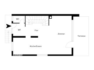 Grundriss des Erdgeschosses