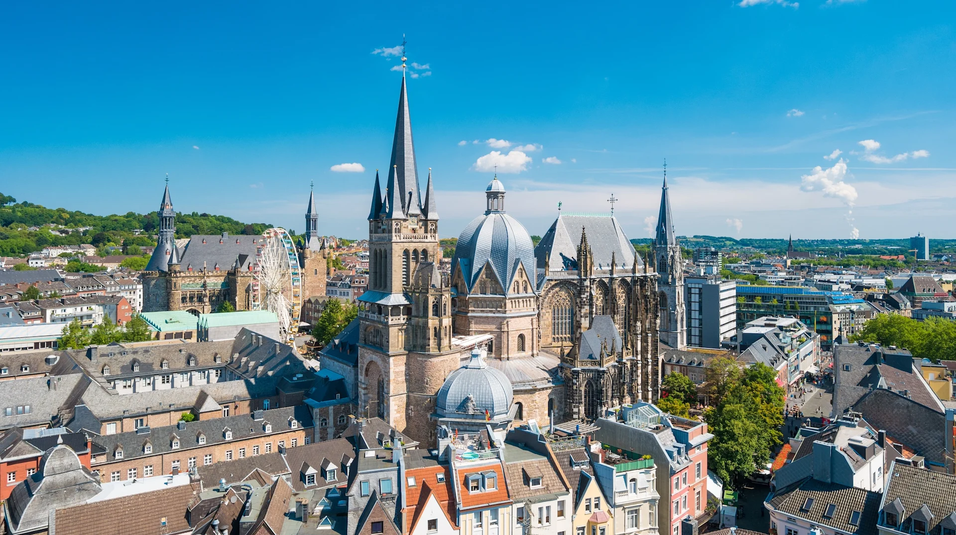 Blick über Aachen - Wohnen in Aachen