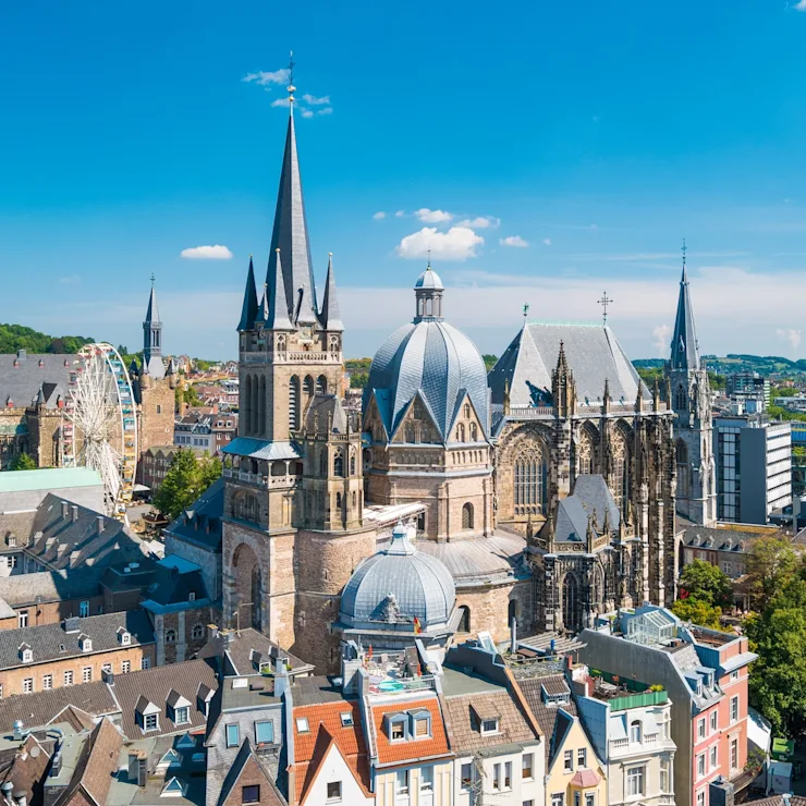 Blick über Aachen - Wohnen in Aachen