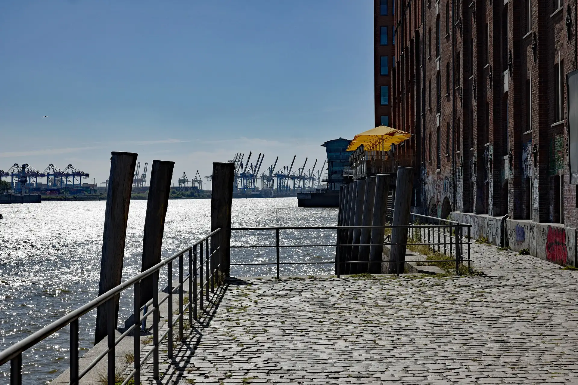 Hamburger Hafen Blick von Altona, Quelle:pixabay