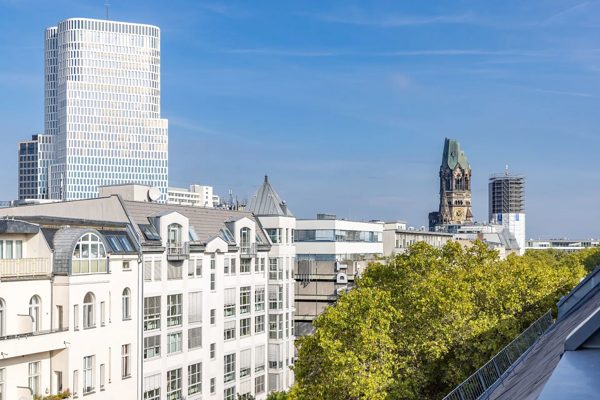 Ausblick von der Dachterrasse