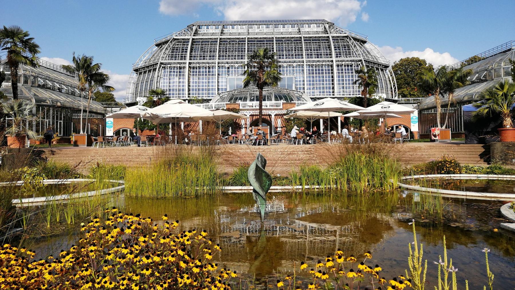 Berlin Dahlem Botanischer Garten mit Teich, Copyright: Didaktikfuchs68 auf Pixabay