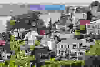 Houses on a hill