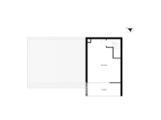 Grundriss Hinterhaus 2. OG