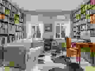 Bibliothek mit Blick auf den Hof