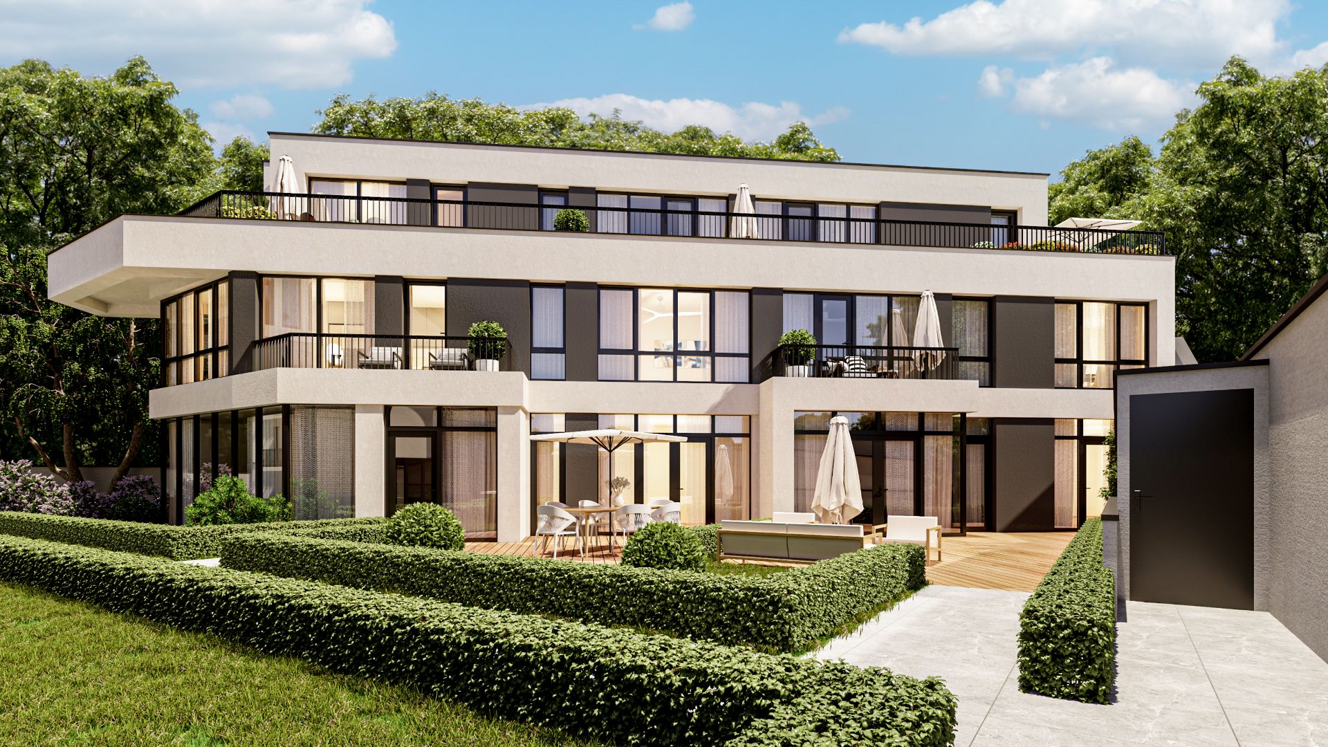 Vis á Vis mit dem Grafenberger Wald - Ihr neues Townhouse im Ludenberger Ensemble