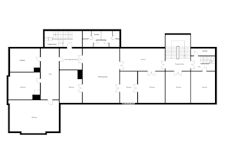Grundriss Haupthaus - Etage 2