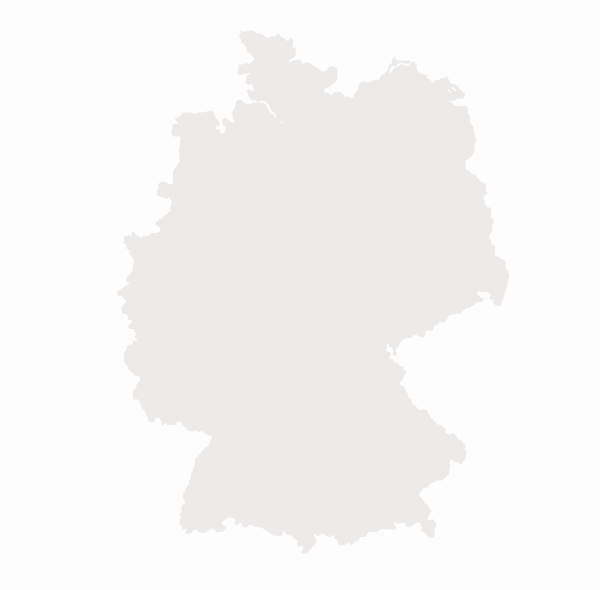 Graue Umrisskarte ohne Beschriftung oder Details.