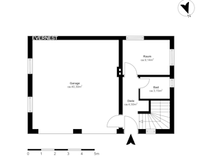 Grundriss Nebengebäude EG