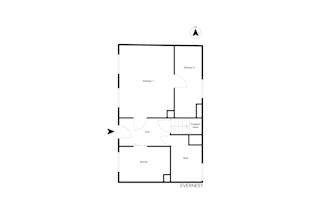 Grundriss Nebenhaus 1 - Etage 1