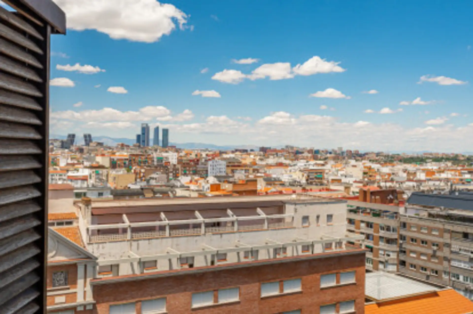 Vista desde el barrio de Prosperidad en Chamartín, Madrid