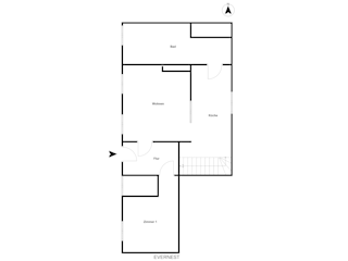 Grundriss Nebenhaus 2 - Etage 1