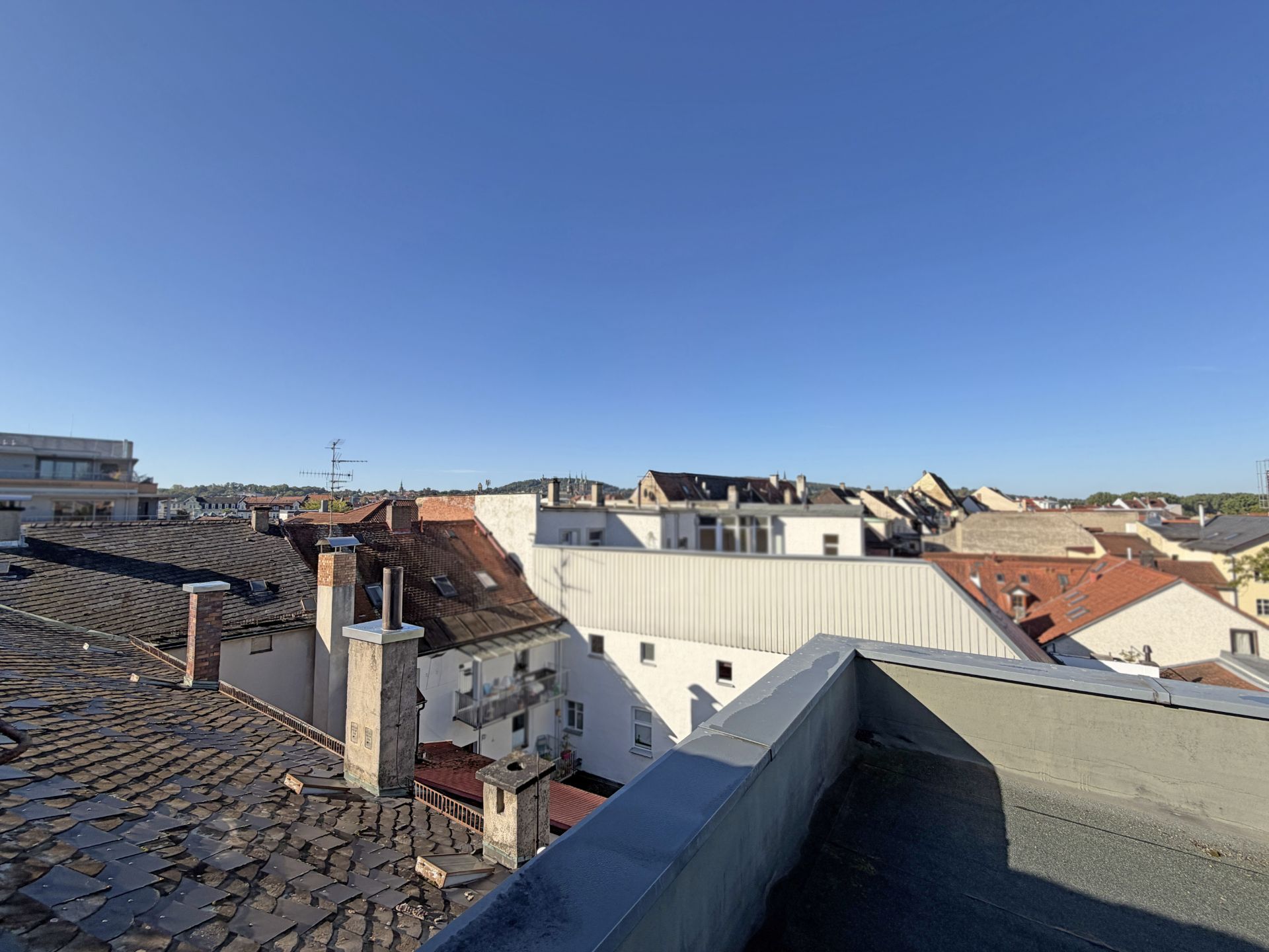 Dachterrasse mit Bambergblick