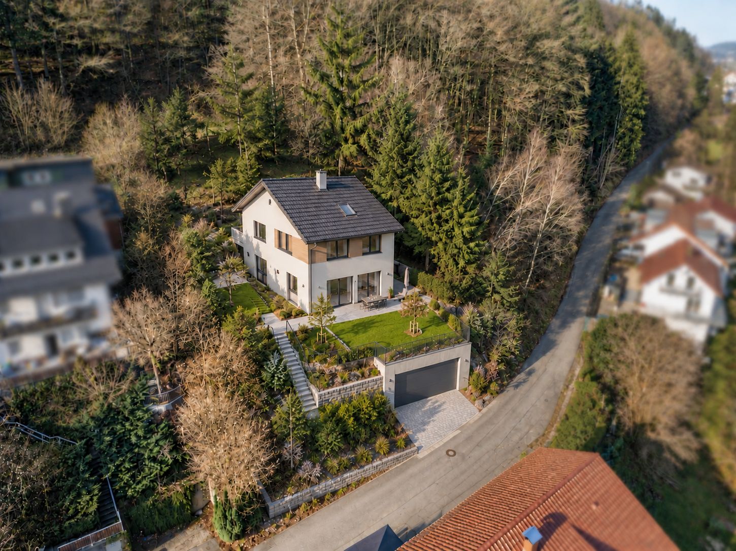 Hausbeispiel mit Garage
