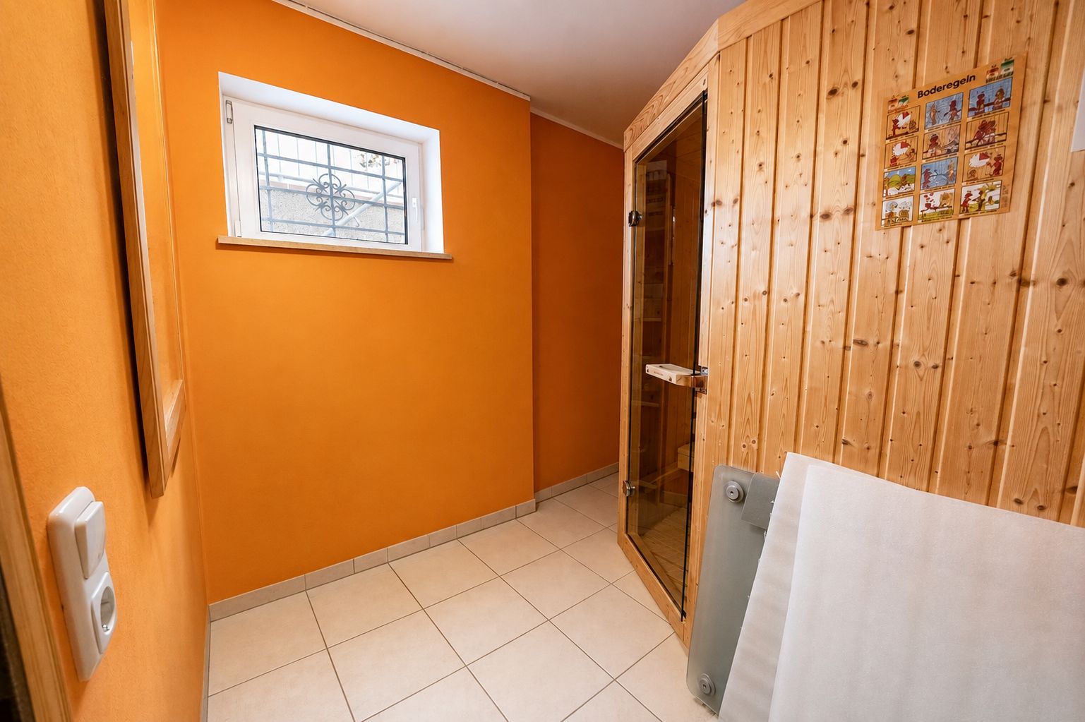 Sauna im Keller